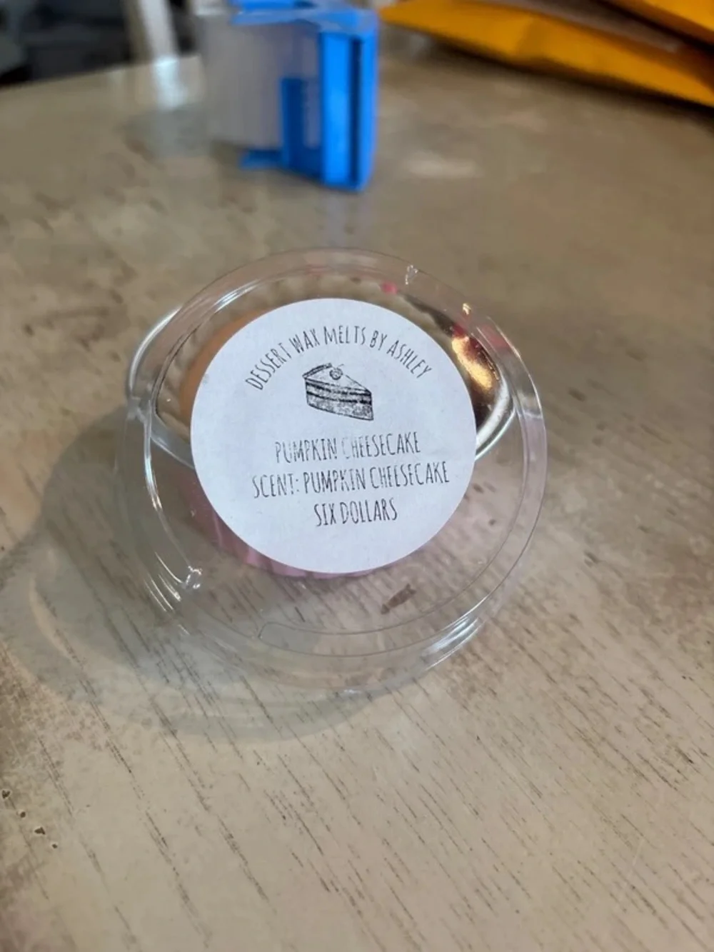 Wax melt tart